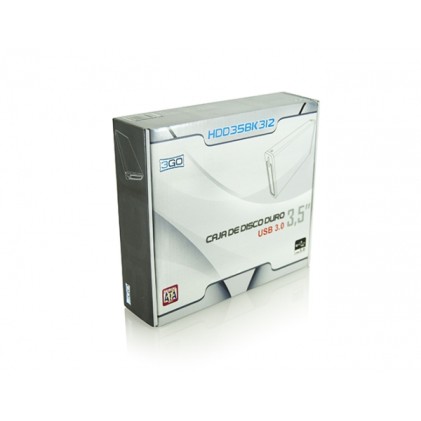 3GO HDD35BK312 contenitore di unit&agrave; di archiviazione Nero 3.5"