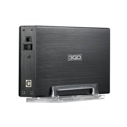 Box esterno 3Go HD 3.5" IDE + SATA USB 2.0 - Colore nero