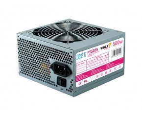 3GO PS502S alimentatore per computer 500 W 20+4 pin ATX ATX Acciaio inossidabile