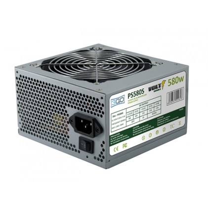 3GO PS580S alimentatore per computer 580 W 24-pin ATX ATX Grigio