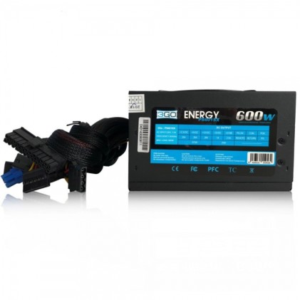 3GO PS601SX alimentatore per computer 600 W 20+4 pin ATX ATX Nero