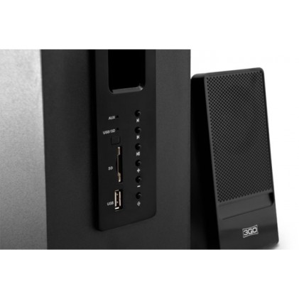3GO Y650 set di altoparlanti 20 W PC Nero 2.1 canali