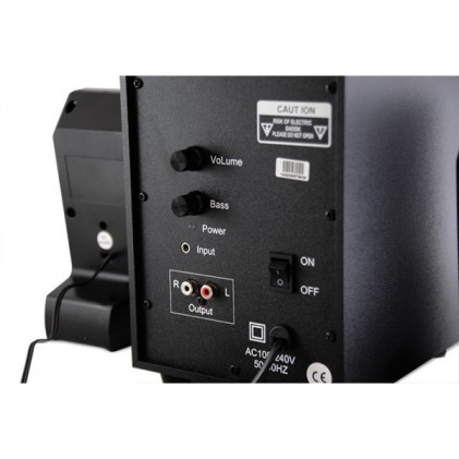 3GO Y650 set di altoparlanti 20 W PC Nero 2.1 canali