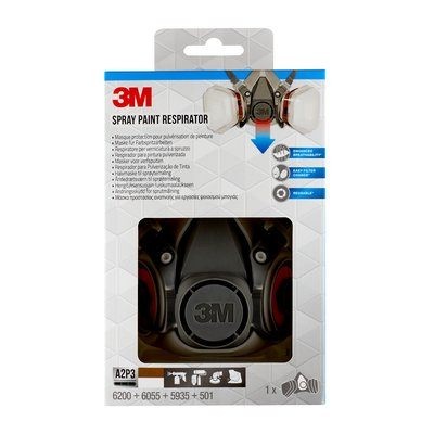 3M 6002PRO respiratore riutilizzabile FFP3 Respiratore a semimaschera