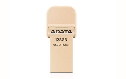 Pendrive 128GB A-DATA AAI920-128G-CGD connettore USB/Lightning - Oro