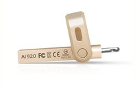 Pendrive 128GB A-DATA AAI920-128G-CGD connettore USB/Lightning - Oro