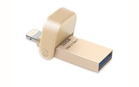 Pendrive 128GB A-DATA AAI920-128G-CGD connettore USB/Lightning - Oro