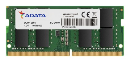 Adata Ram So-Dimm 16Gb Ddr4 2666 Mhz 512Mx8 Cl19