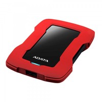 ADATA External HDD Classic HV300 2TB USB 3.1 2.5inch Red