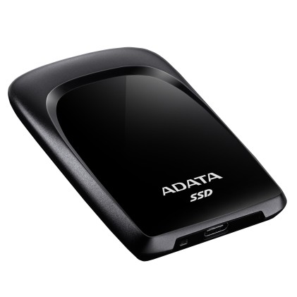 Adata Ssd Esterno 480Gb Usb Type C Black