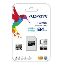 ADATA 64GB micro SDXC UHS-I Class10 SD Adapter