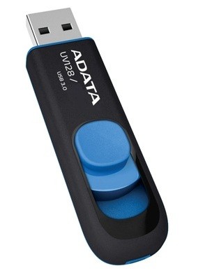 ADATA 64GB USB Stick UV128 USB 3.0 Black/Blue