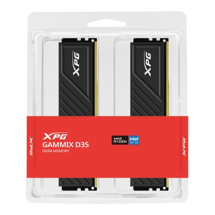 Adata Ram Gaming Gammix D35 16Gb Ddr4 2X8Gb 3200Mhz 1,35V Black