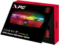 Adata Ram Gaming Xpg Spectrix D80 Ddr4 3600Mhz Cl17 8Gb Rgb Liquid Cooled Red Heatsink