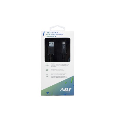 Cavo Usb 2.0 A-C Aifp9 Next Bk Type C Fast Charge 1,5M 3A Adj