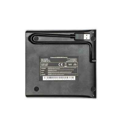 Masterizzatore Esterno Dvd-Rw Usb 3.0 Bk/Sl Adj