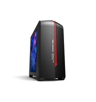 Adj Case Modello 6601 Red Demon, Matx/Itx/Mini Itx, Finestra Trasparente, Colore Rosso/Nero