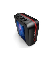 Adj Case Modello 6601 Red Demon, Matx/Itx/Mini Itx, Finestra Trasparente, Colore Rosso/Nero
