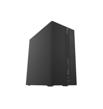 Case Mid-Tower No Psu Bk Adj Microatx/Itx Usb3 Usb2 Type-C Cread
