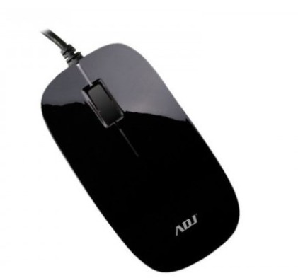 Mouse Usb Ottico 3D Slim Bk 1000 Dpi Plug&Play Adj