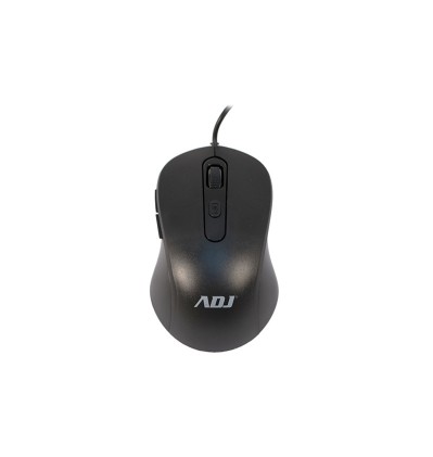 Mouse Usb Ottico 6D Evo Pure Bk 1000 Dpi 6 Tasti Plug&Play Adj