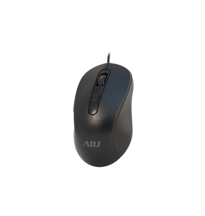 Mouse Usb Ottico 6D Evo Pure Bk 1000 Dpi 6 Tasti Plug&Play Adj