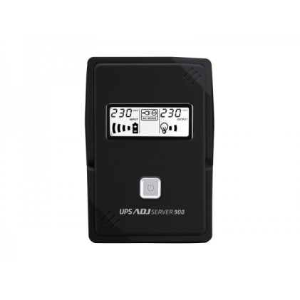 Adj Ups Server Series Da 900Va Con Display Lcd E Line Interactive Sinusoidale, 2Xuscite Protette 1X Uscita Filtrata