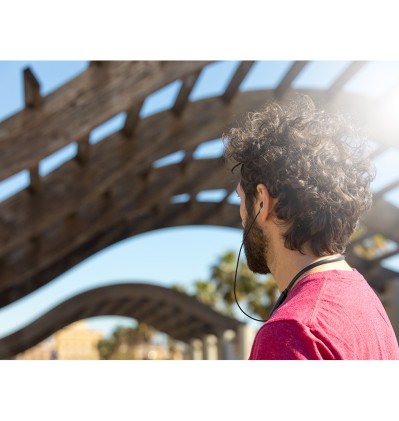 Auricolari C/Microfono Bluetooth Bk Grip Neckband Smartphone/Tablet Adj