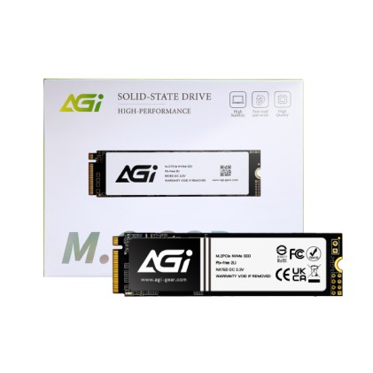 Agi Ssd Interno M.2 256Gb Pcie 2280 Gen. 3X4 Read/Write 1930/1210 Mbps