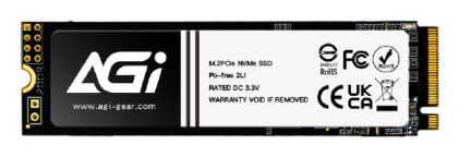 Agi Ssd Interno Ai818 1Tb 2,5" Pci-E 4.0 R/W 4700/2800