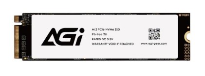 Agi Ssd Interno M.2 1Tb Pcie 2280 Gen. 3X4 Read/Write 2570/2070 Mbps