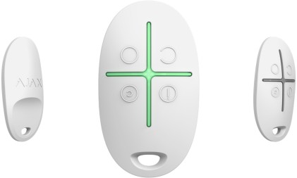 Spacecontrol Wireless Keyfob White 2-Way Con Panic Botton