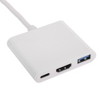 AKYGA AK-AD-57 Hub USB type-C USB A f USB type-c HDMI f 15 cm