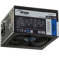 AKY AK-B1-700BE ATX Power Supply 700W BLACK EDITION P4+4 PCI-E SATA PPFC 12 cm