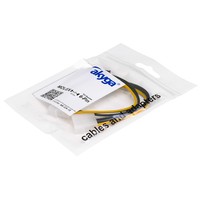 AKY AK-CA-13 Adapter 2x Molex / PCI-Express 6pin 15cm