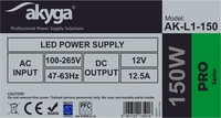 AKY AK-L1-150 Impulse LED power supply 12V / 12.5A / 150W / 100-265V / IP20