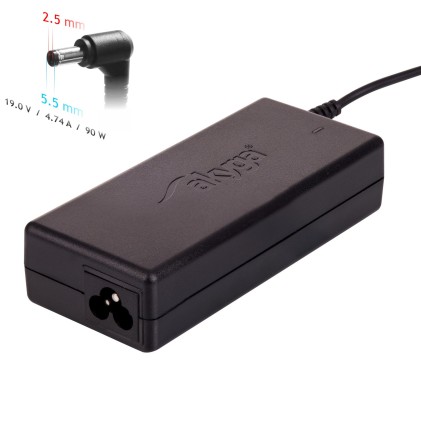 AKY AK-ND-10 notebook power adapter AK-ND-10 19V/4.74A 90W 5.5x2.5 mm ASUS/TOSHIBA/LENO