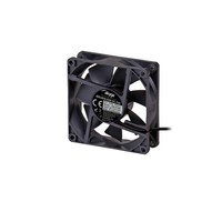 AKY AW-8A-BK System fan 8 cm black molex 80x80 mm