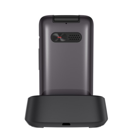 Alcatel Cellulare Gsm 3026X 2,8 Microsd 32Gb Gsm Quad Band Metallic Gray