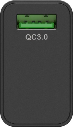 Caricatore Usb Quick Charger Qc3.0 (18W) Nero