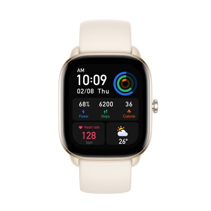 Amazfit Gts 4 Mini Smartwatch 1.65" Moonlight White