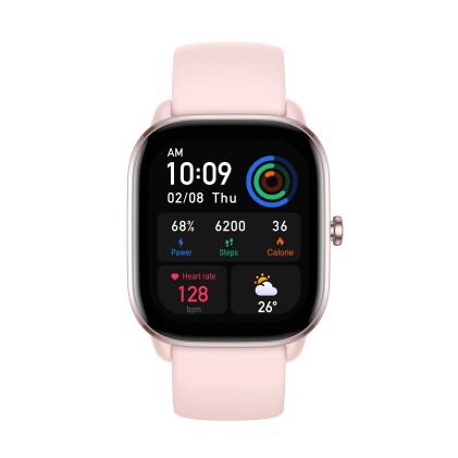 Amazfit GTS 4 mini 4,19 cm (1.65") AMOLED Rosa GPS (satellitare)