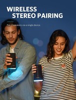 Anker Soundcore Speaker Bluetooth Soundcore Flare 12W, Mic, Ipx7, Rgb Light, Black