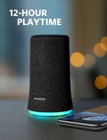 Anker Soundcore Speaker Bluetooth Soundcore Flare 12W, Mic, Ipx7, Rgb Light, Black
