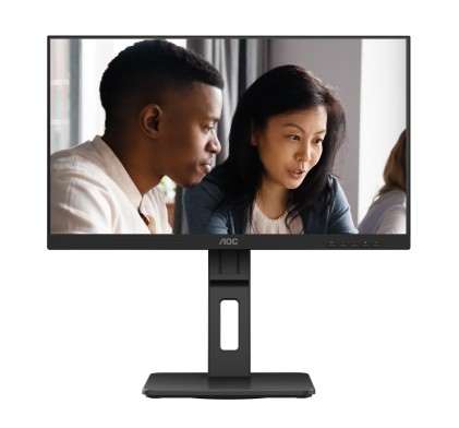 Aoc Monitor 21,5 Led Va Fhd 16:9 4Ms 250 Cdm, Pivot, Dp/Hdmi, Multimediale