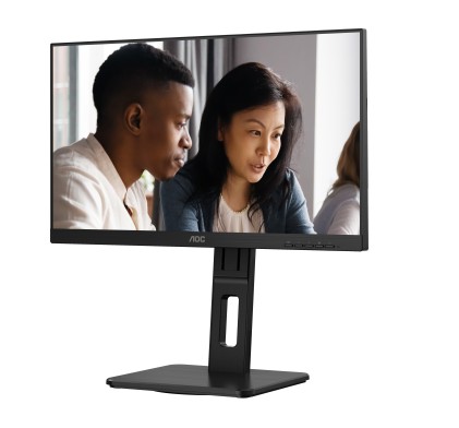 Aoc Monitor 21,5 Led Va Fhd 16:9 4Ms 250 Cdm, Pivot, Dp/Hdmi, Multimediale
