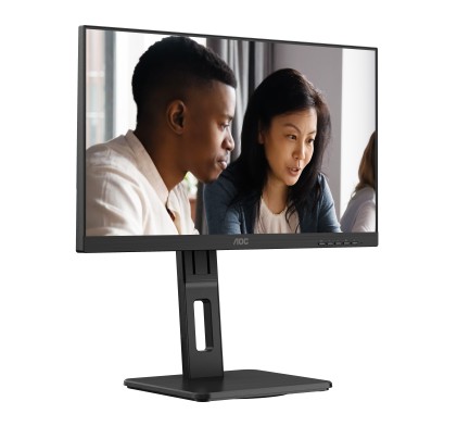 Aoc Monitor 21,5 Led Va Fhd 16:9 4Ms 250 Cdm, Pivot, Dp/Hdmi, Multimediale