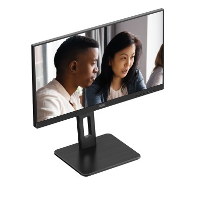 Aoc Monitor 21,5 Led Va Fhd 16:9 4Ms 250 Cdm, Pivot, Dp/Hdmi, Multimediale