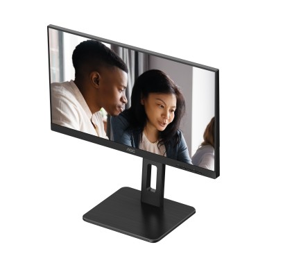 Aoc Monitor 21,5 Led Va Fhd 16:9 4Ms 250 Cdm, Pivot, Dp/Hdmi, Multimediale