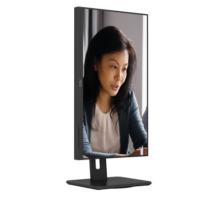 Aoc Monitor 21,5 Led Va Fhd 16:9 4Ms 250 Cdm, Pivot, Dp/Hdmi, Multimediale